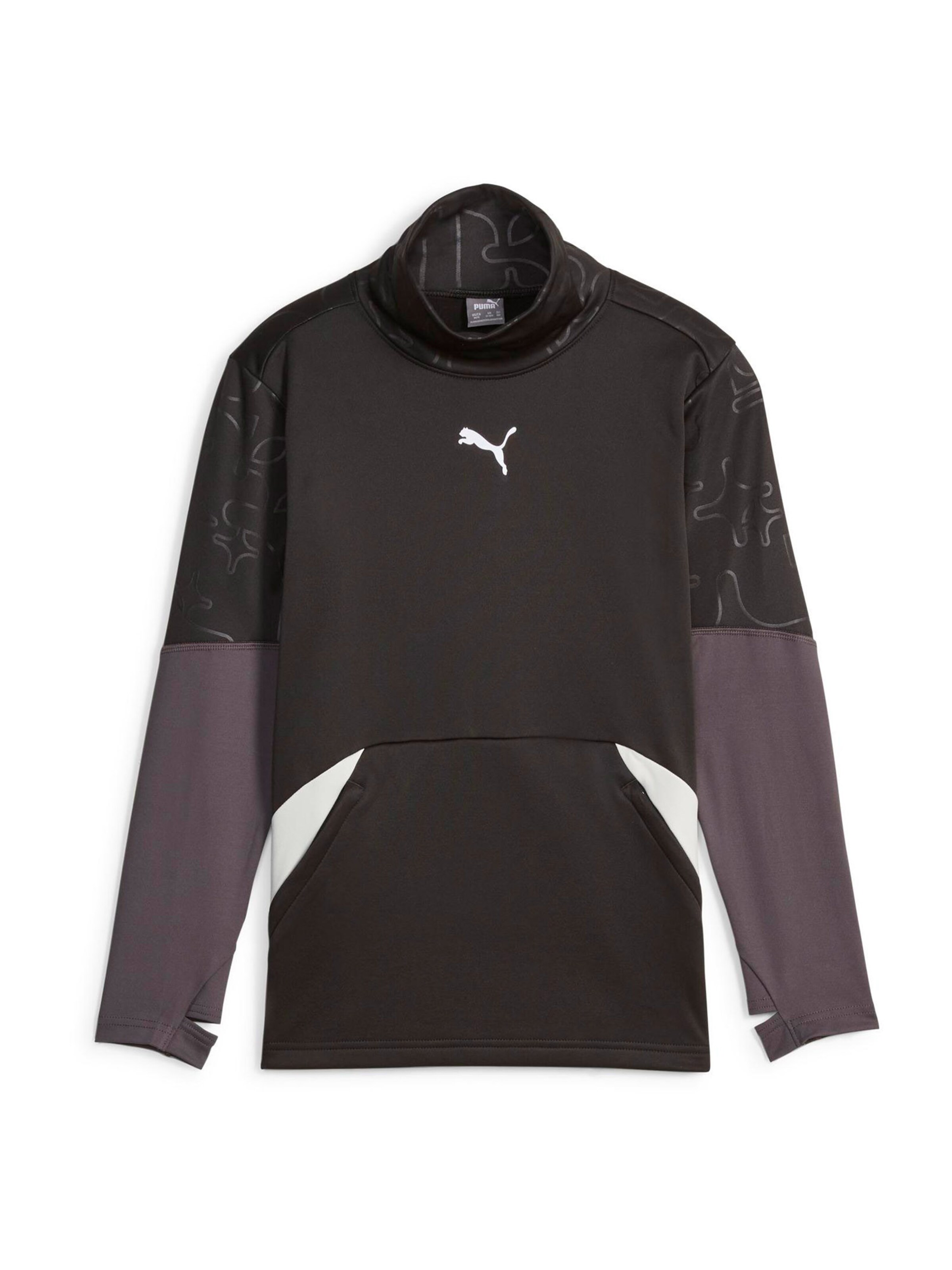 PUMA Funktionsshirt 'Individual' in Schwarz: Vorderseite