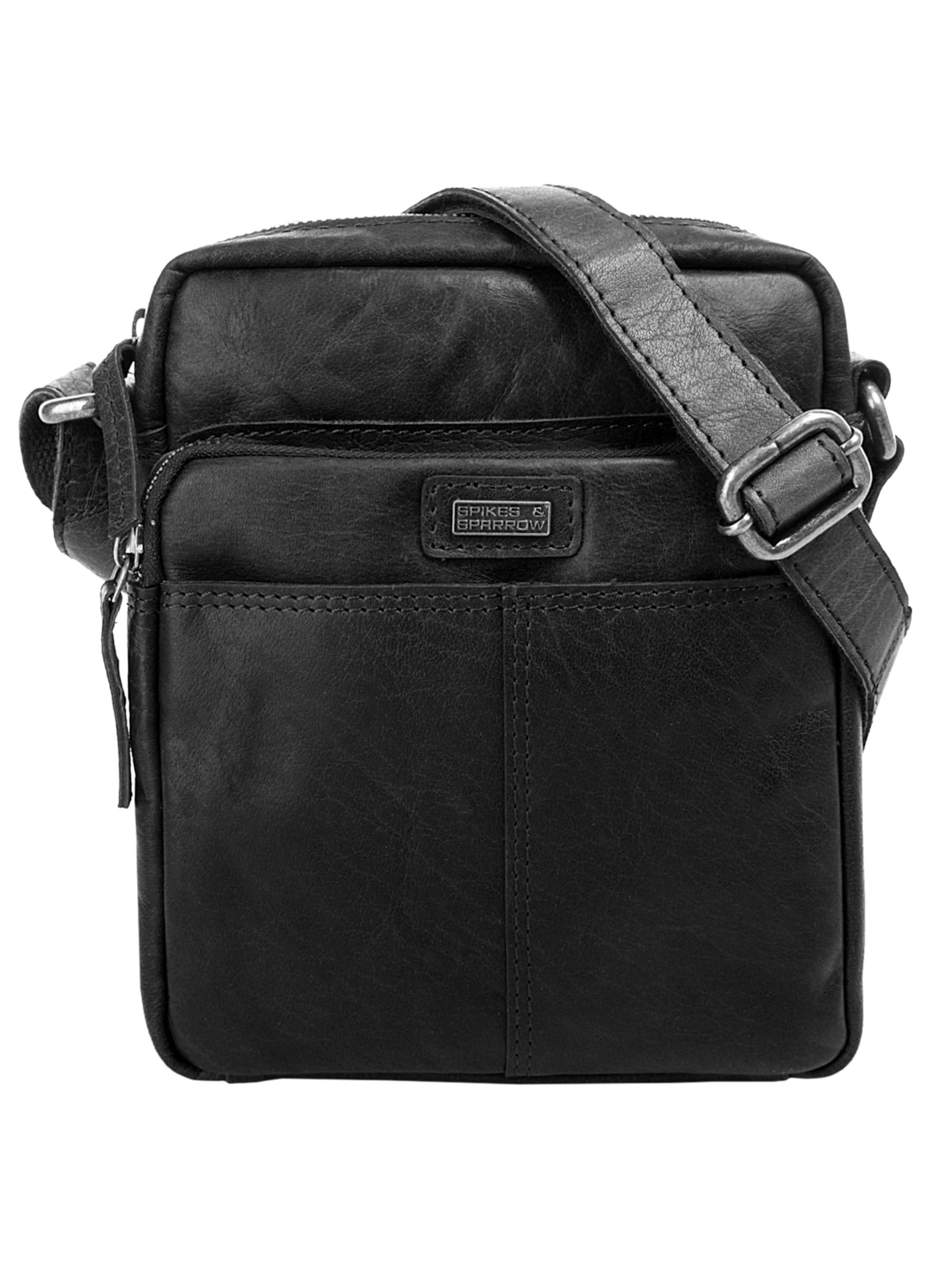 Sac à bandoulière Spikes & Sparrow en noir : devant
