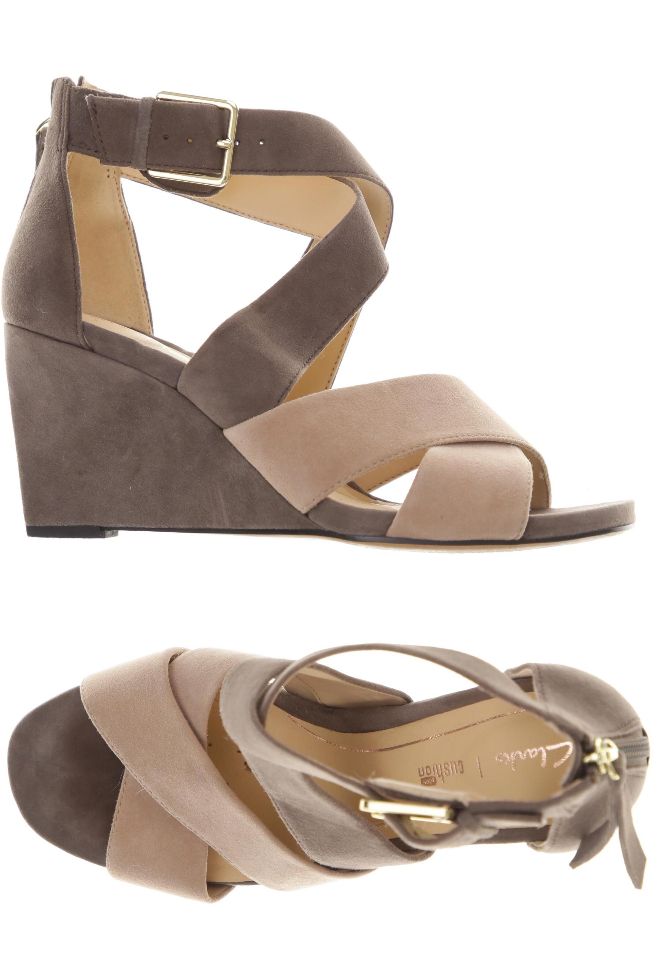 CLARKS Sandals & High-Heeled Sandals in 41,5 in Beige: front