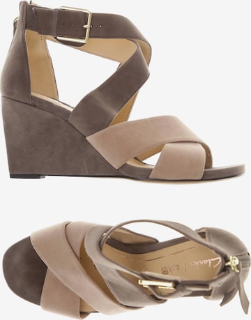 CLARKS Sandalen 41,5 in Beige: Vorderseite