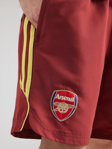 Loosefit Pantaloni sportivi 'AFC UBP' di ADIDAS PERFORMANCE in rosso