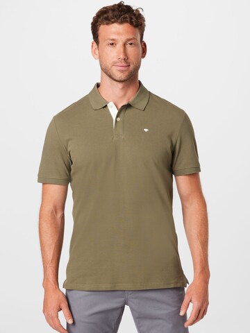 Coupe regular T-Shirt TOM TAILOR en vert : devant