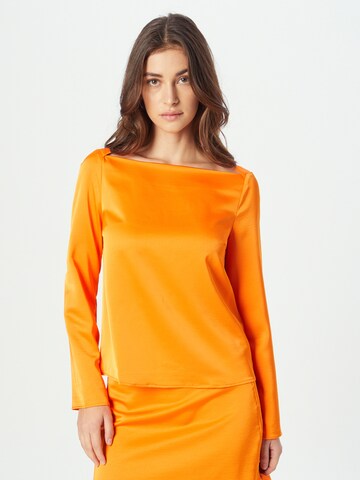 SOMETHINGNEW Blus 'YVONNE' i orange: framsida