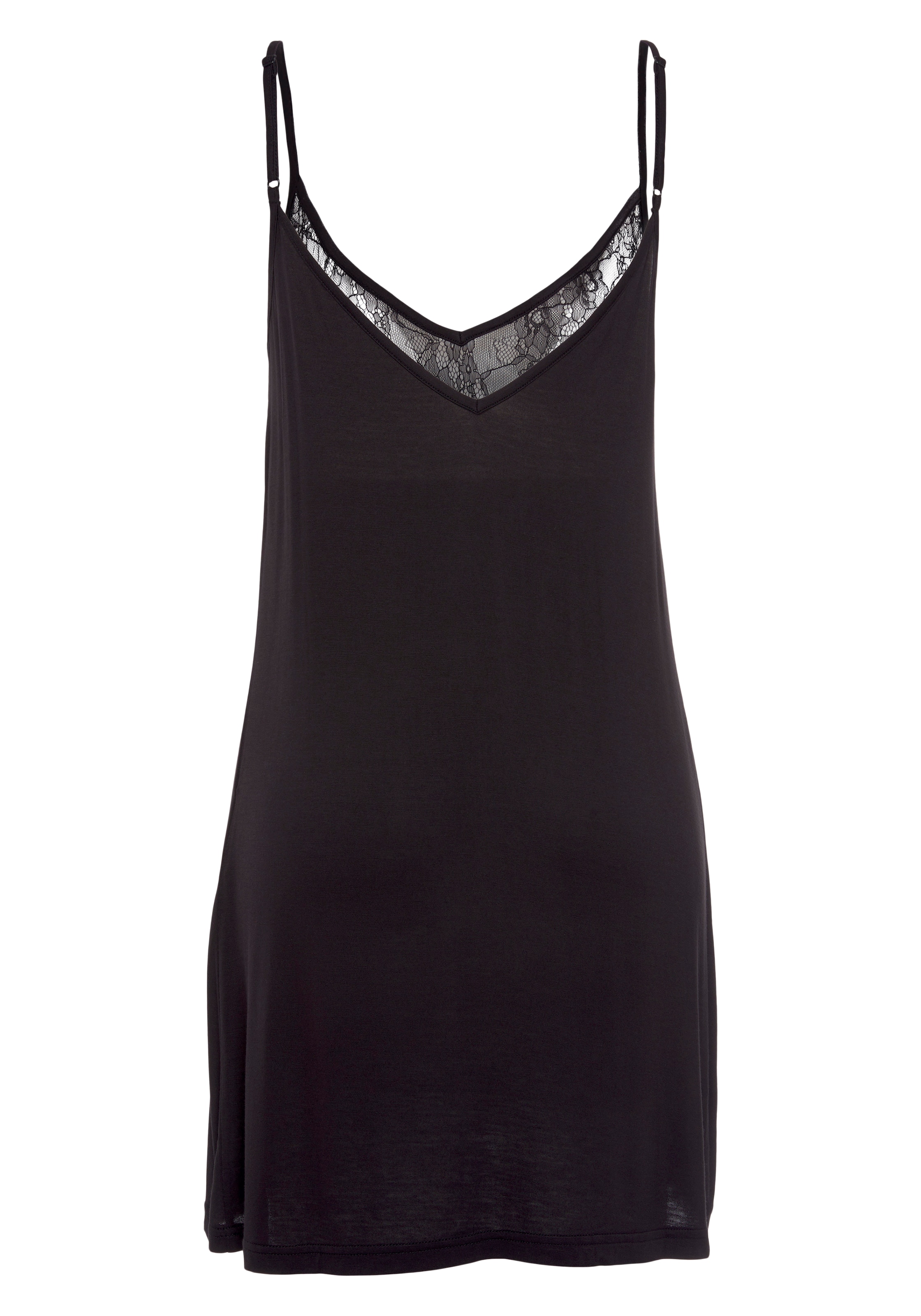 VIVANCE Negligée 'Dreams' in Schwarz: Vorderseite