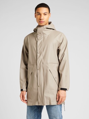 Krakatau Between-seasons coat 'Qm464' in Grey: front