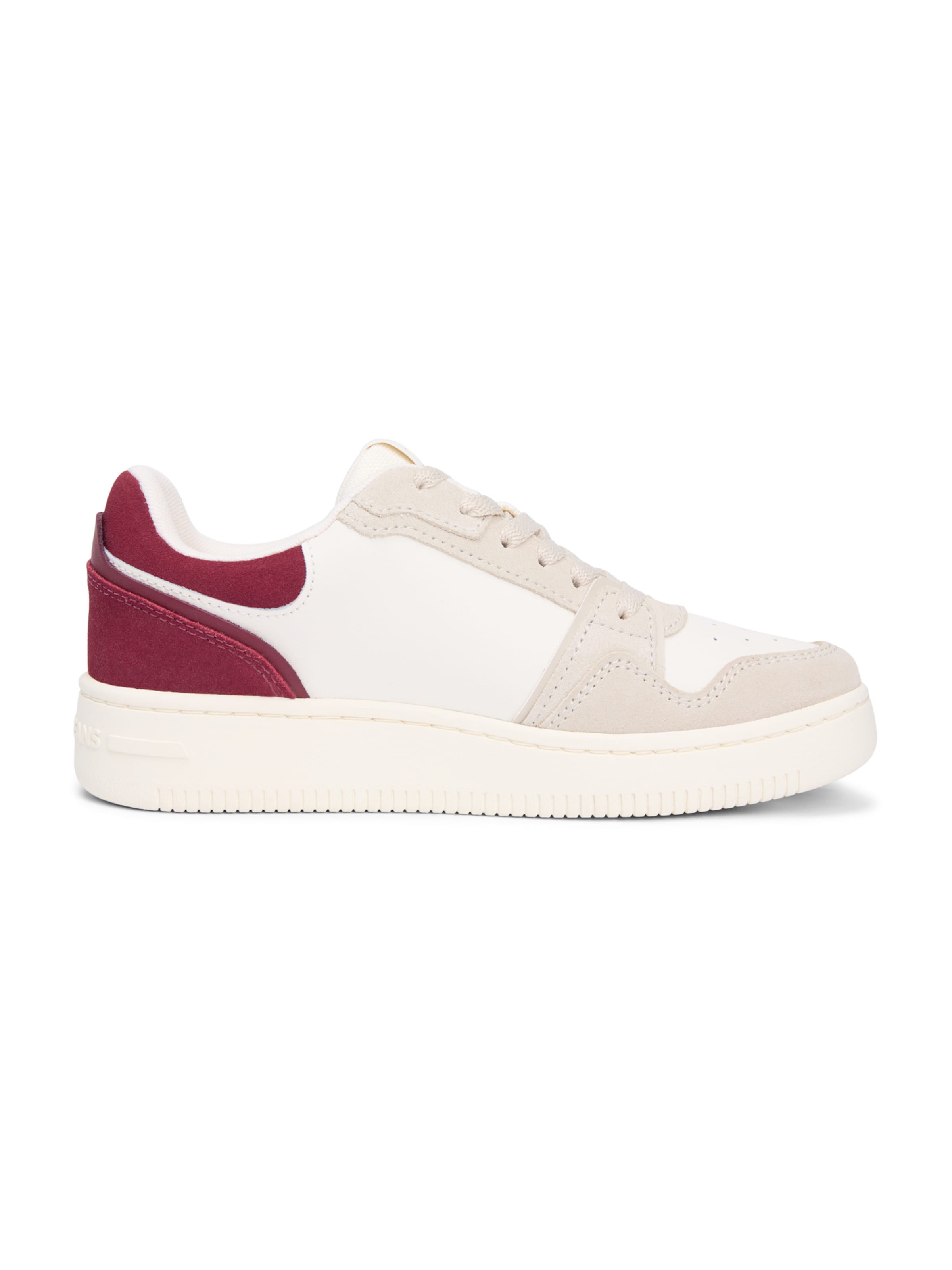Tommy Jeans Низкие кроссовки 'TJW RETRO BASKET SNEAKER' в Бежевый