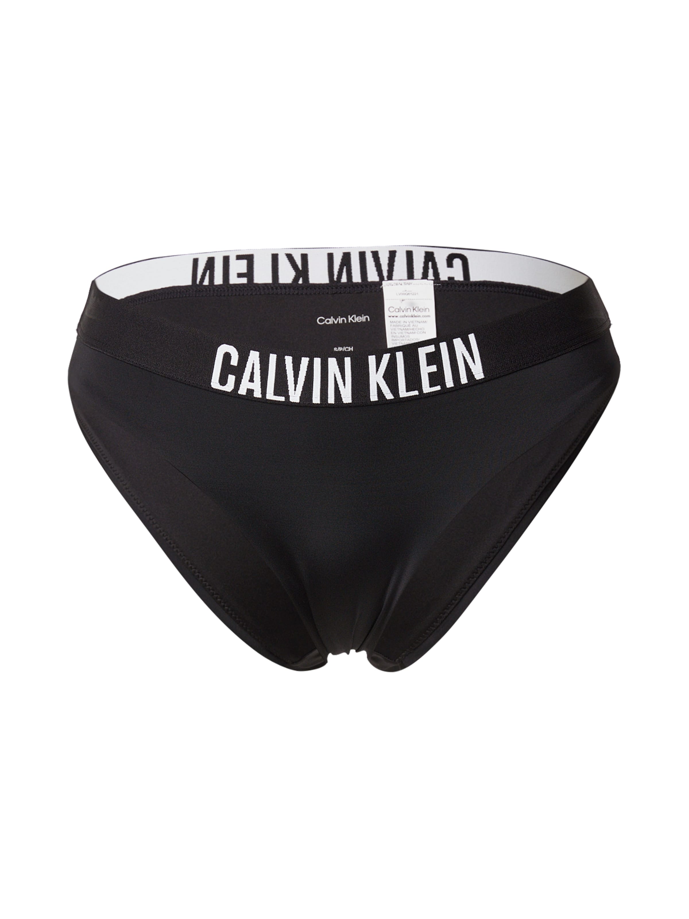 Calvin Klein Swimwear Bikinihose in Schwarz: Vorderseite