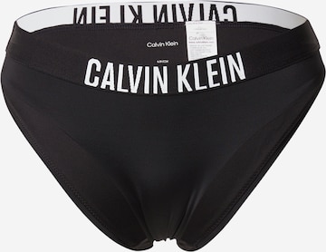 Calvin Klein Swimwear Низ бикини в Черный: спереди