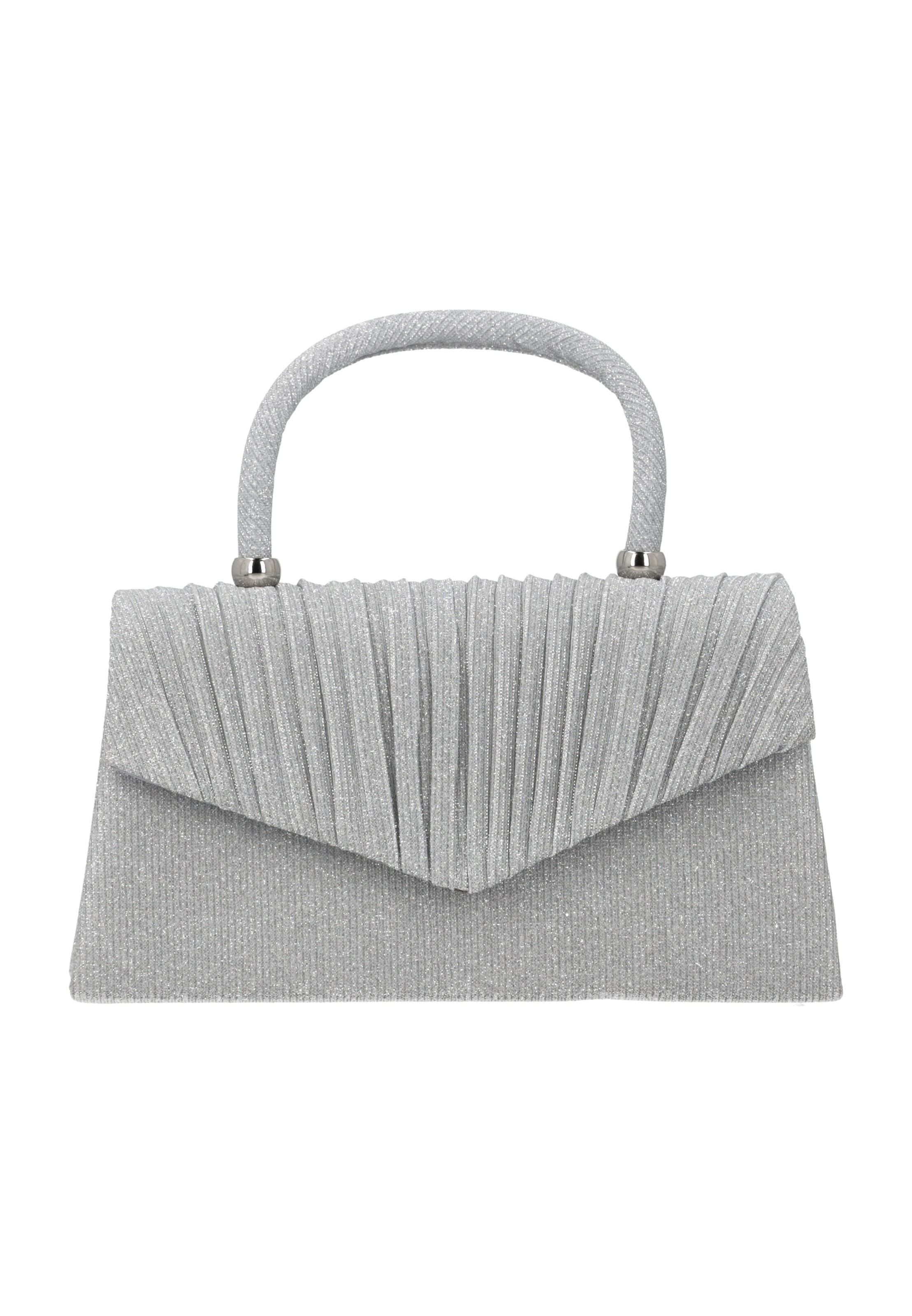 faina Handtasche in Silber: Vorderseite