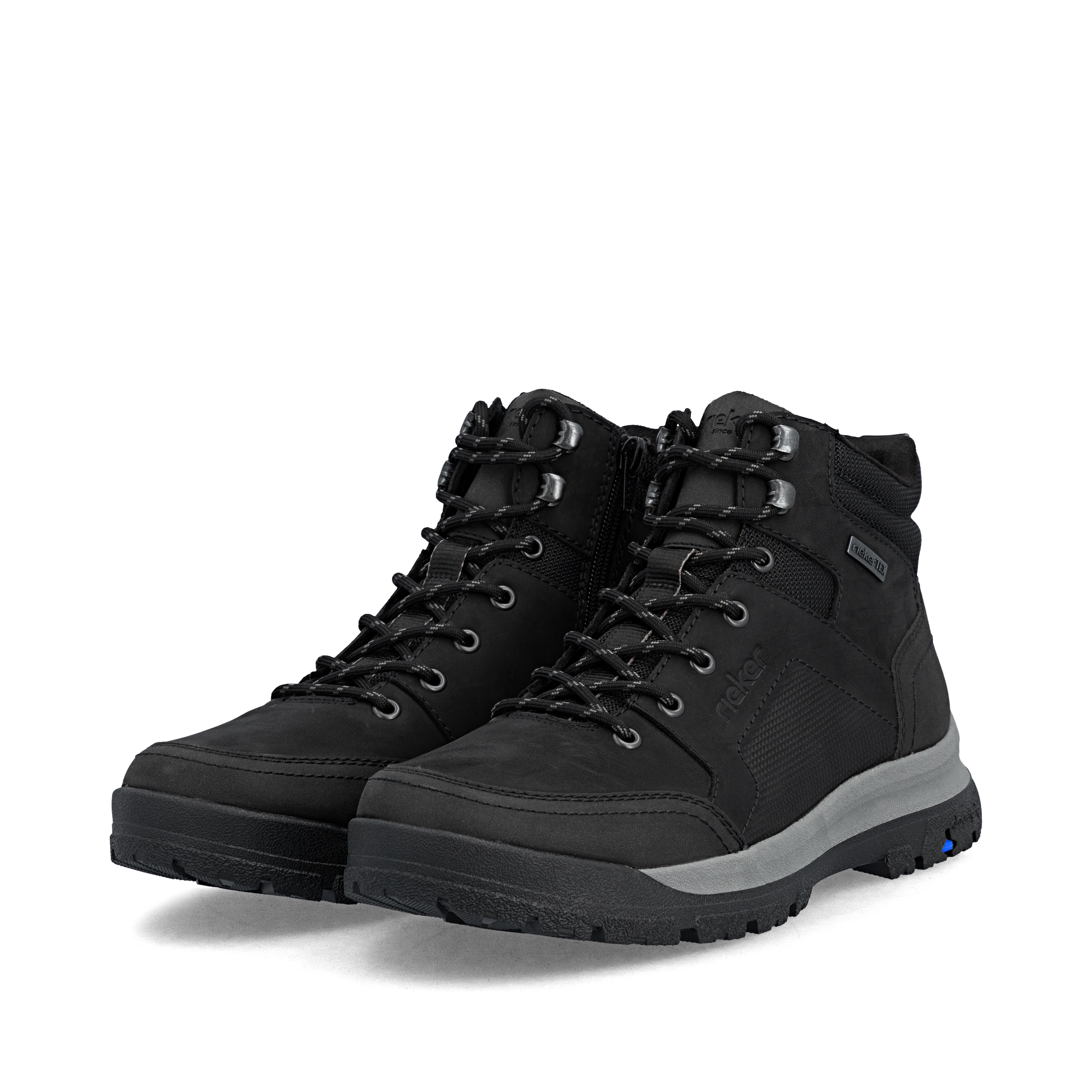 Bottes à lacets Rieker en noir