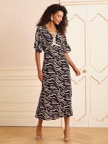 Robe love & roses en noir