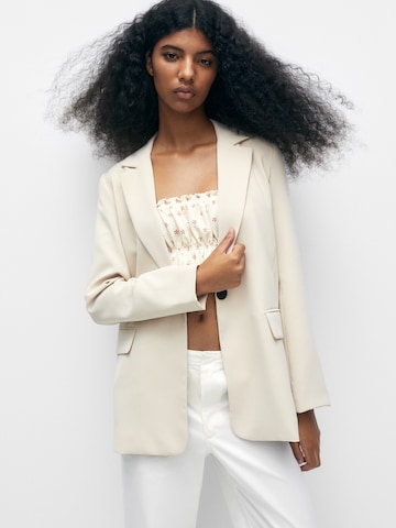 Blazer Pull&Bear en beige : devant