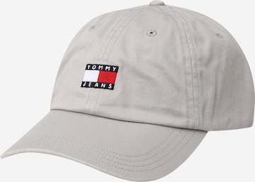 Tommy Jeans Cap 'Heritage' in Grau: predná strana