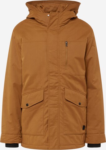 Only & Sons Between-Seasons Parka 'ELLIOT' in Brown: front