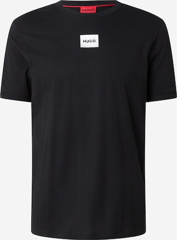 HUGO T-Shirt 'Diragolino' in Schwarz: Vorderseite