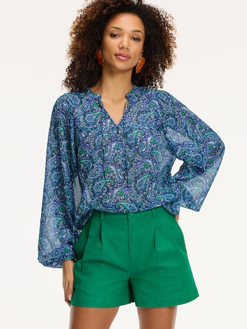 Shiwi Blouse in Blauw: voorkant