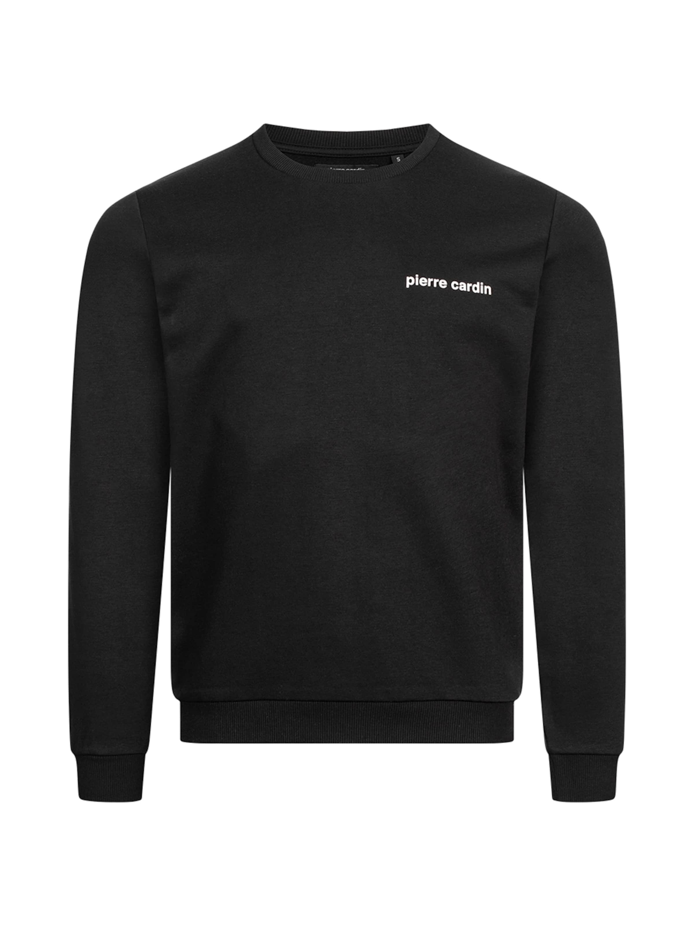 PIERRE CARDIN Sweatshirt in Zwart: voorkant