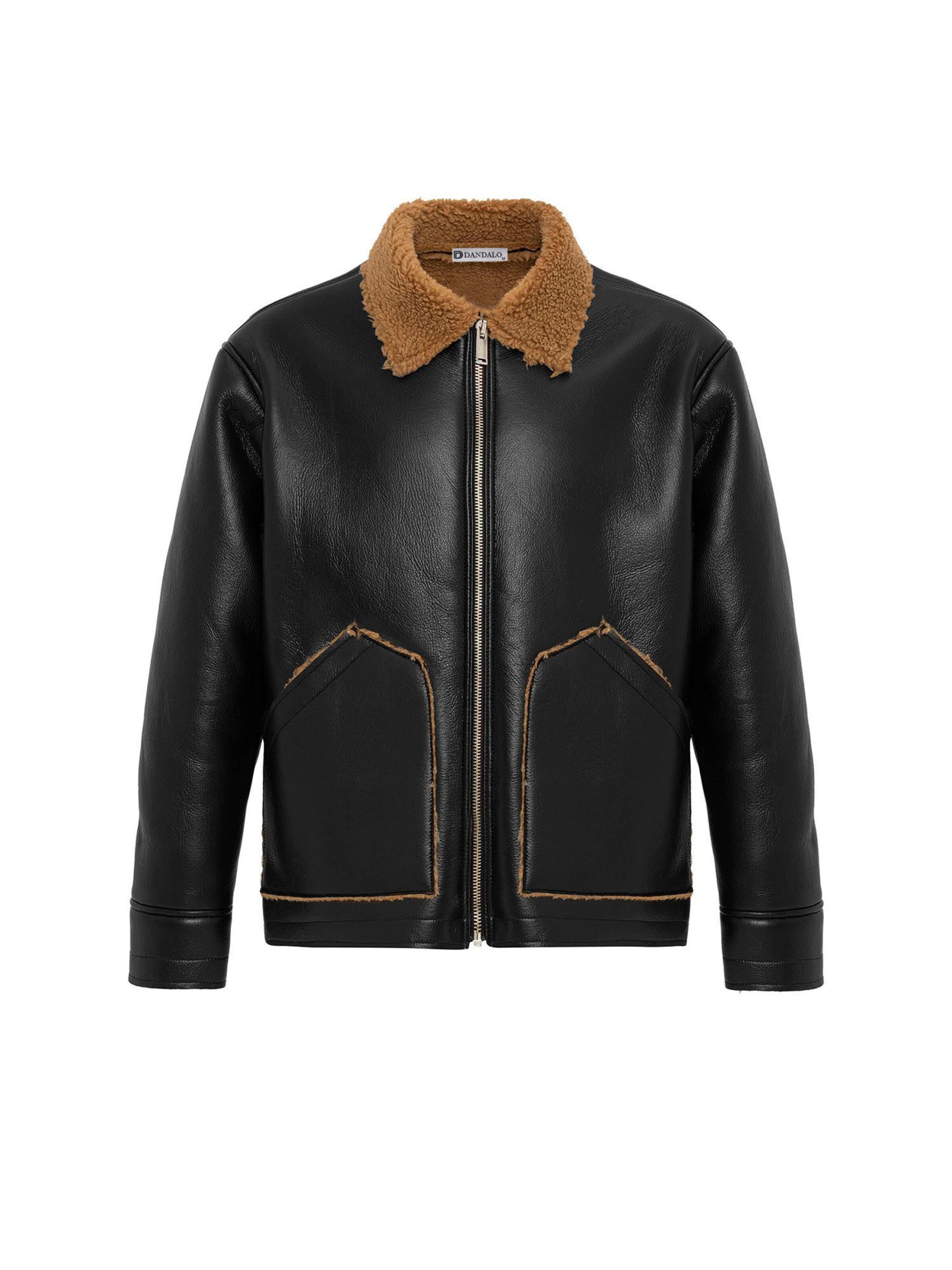 Giacca di mezza stagione di Dandalo in nero: frontale
