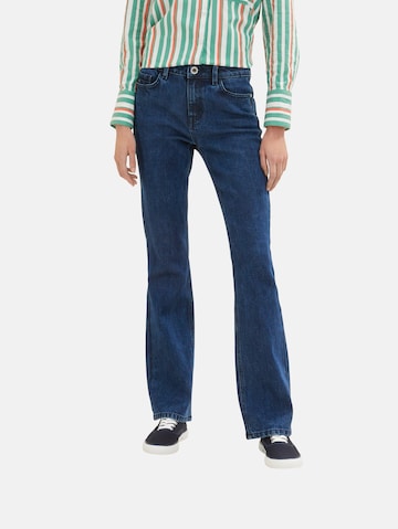 TOM TAILOR Bootcut Jeans 'Kate Narrow' in Blauw
