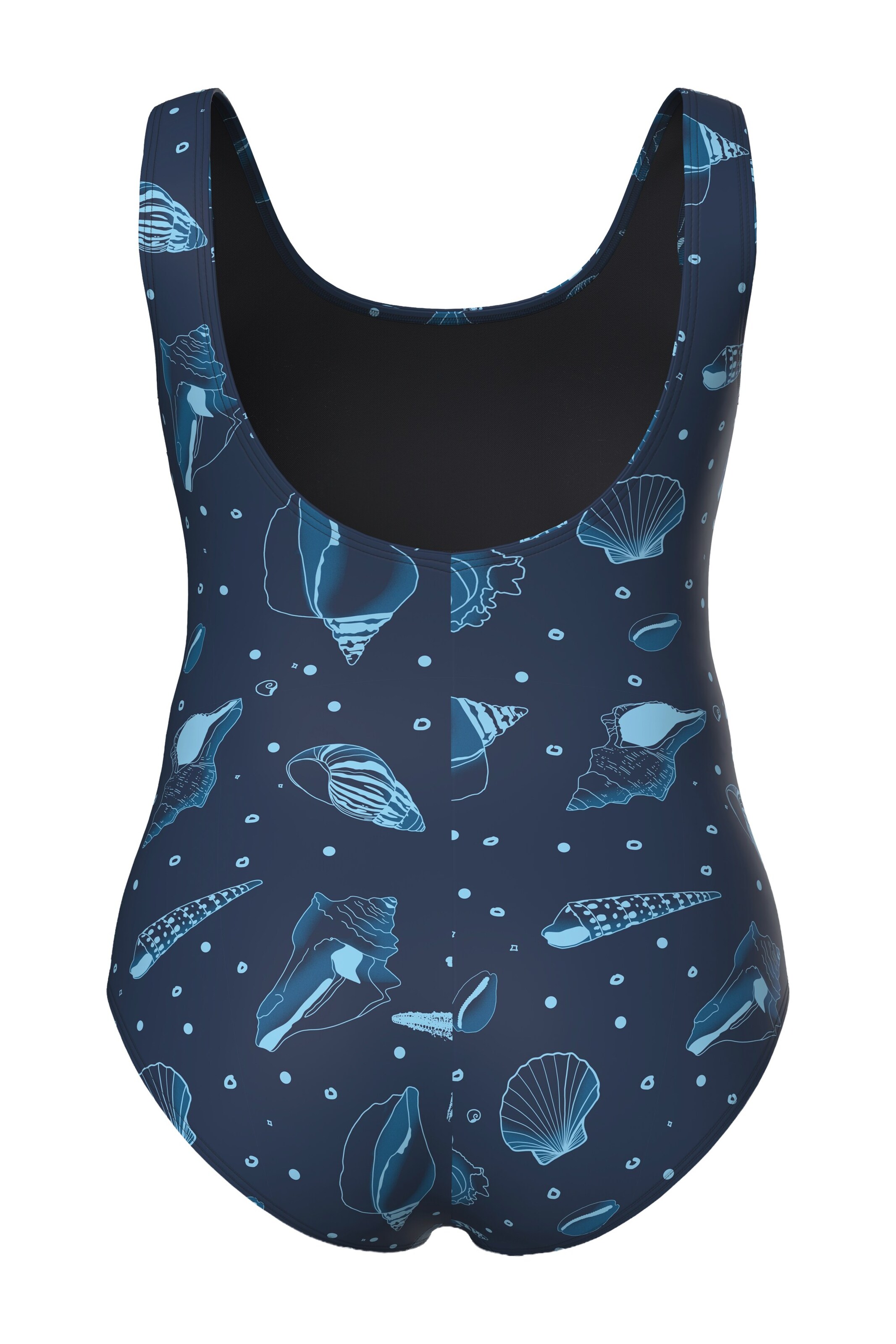 Ulla Popken T-shirt Badpak in Blauw