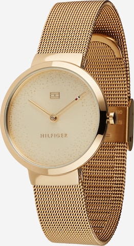 TOMMY HILFIGER Analog watch in Gold: front