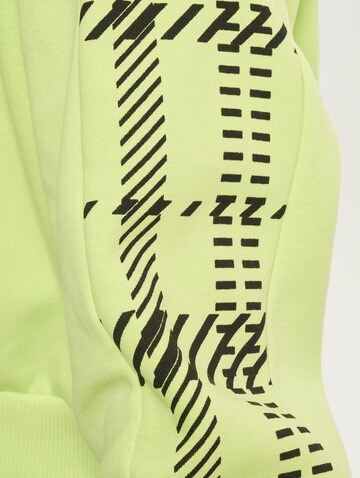 Thug Life Zip-Up Hoodie 'Mosh' in Green