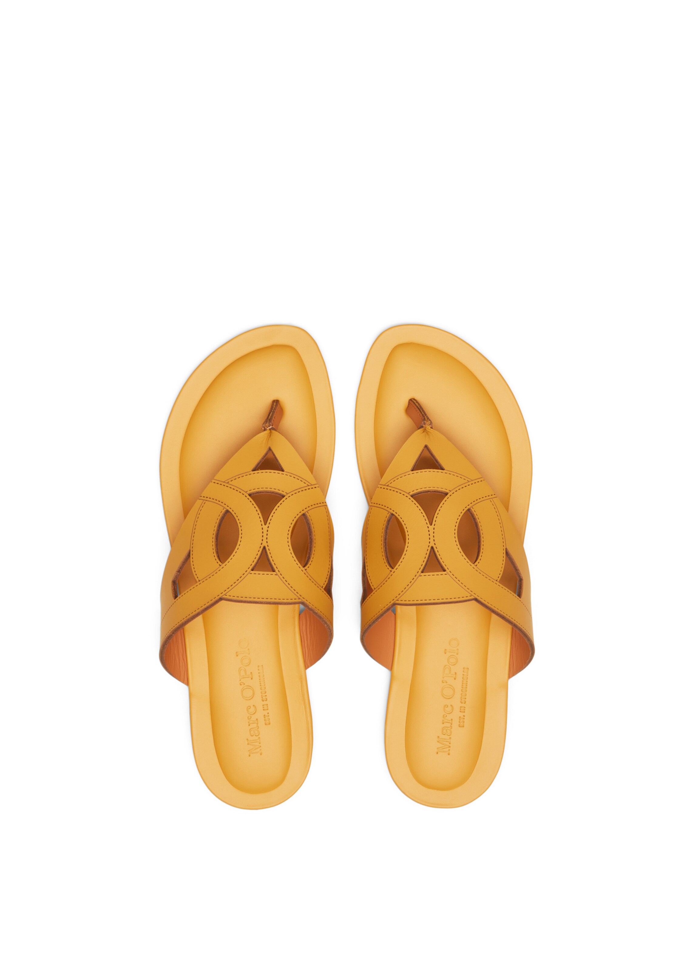 Marc O'Polo T-bar sandals in Yellow