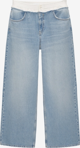 Wide Leg Jean Pull&Bear en bleu : devant