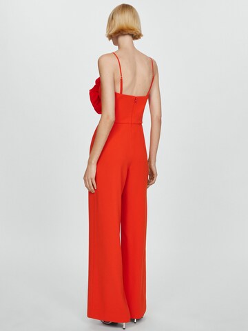 MANGO Jumpsuit 'Amapola' in Rood