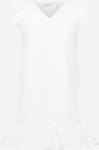 NU-IN Plus Poletna obleka | bela barva: sprednja stran