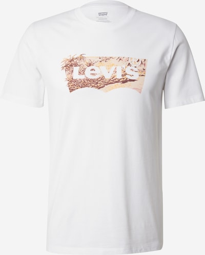 LEVI'S ® T-Krekls, krāsa - kastaņbrūns / mandarīnu / pūderis / balts, Preces skats