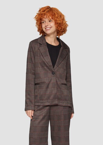 QS Blazer in Brown: front