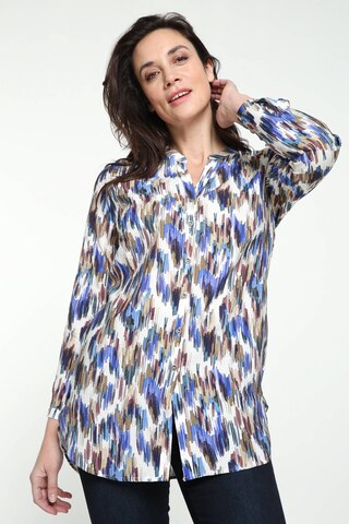 Cassis Blouse in Blue: front