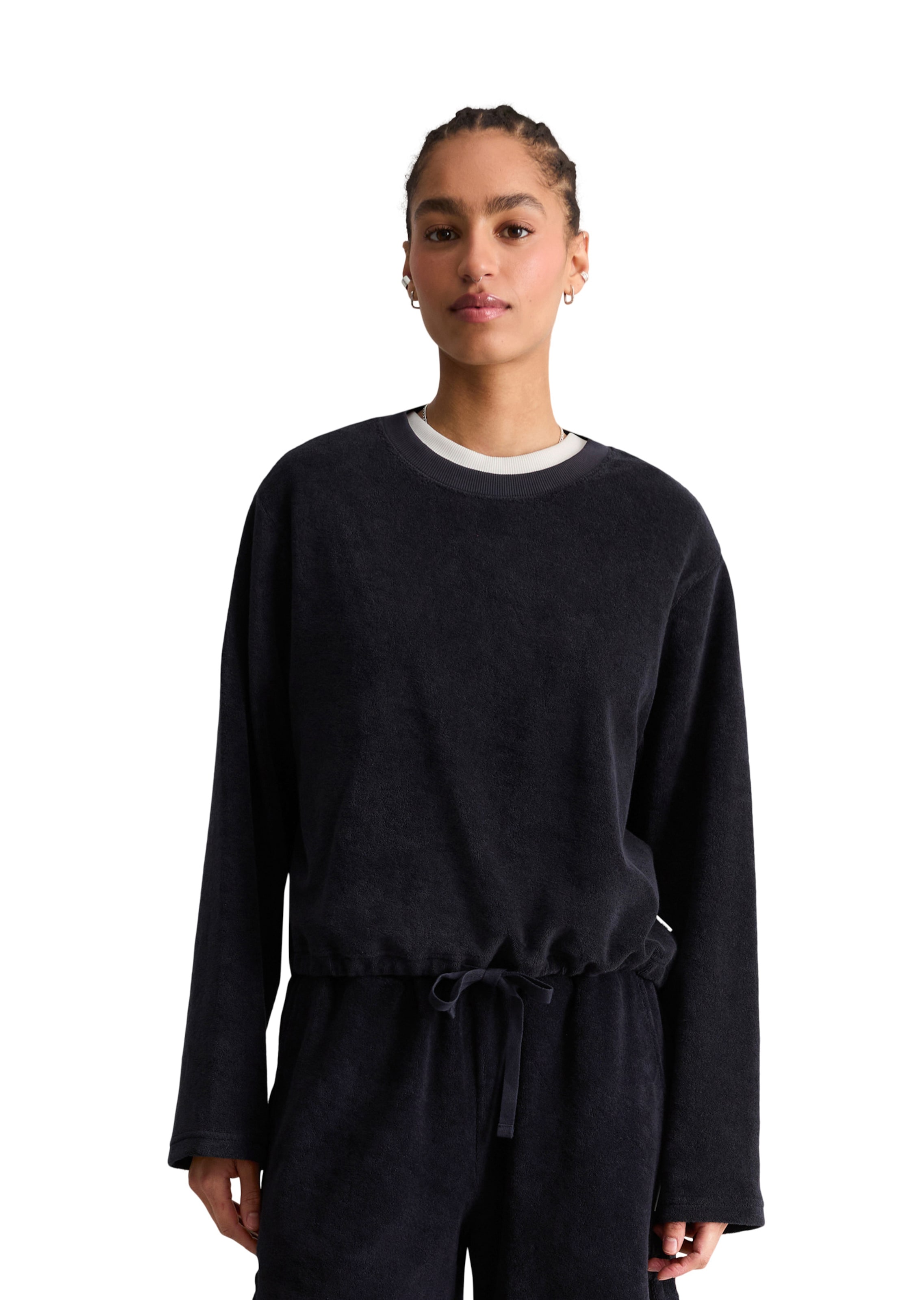 Marc O'Polo DENIM Sweatshirt in Blau: Vorderseite