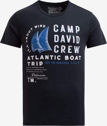 mėlyna CAMP DAVID Marškinėliai: priekis