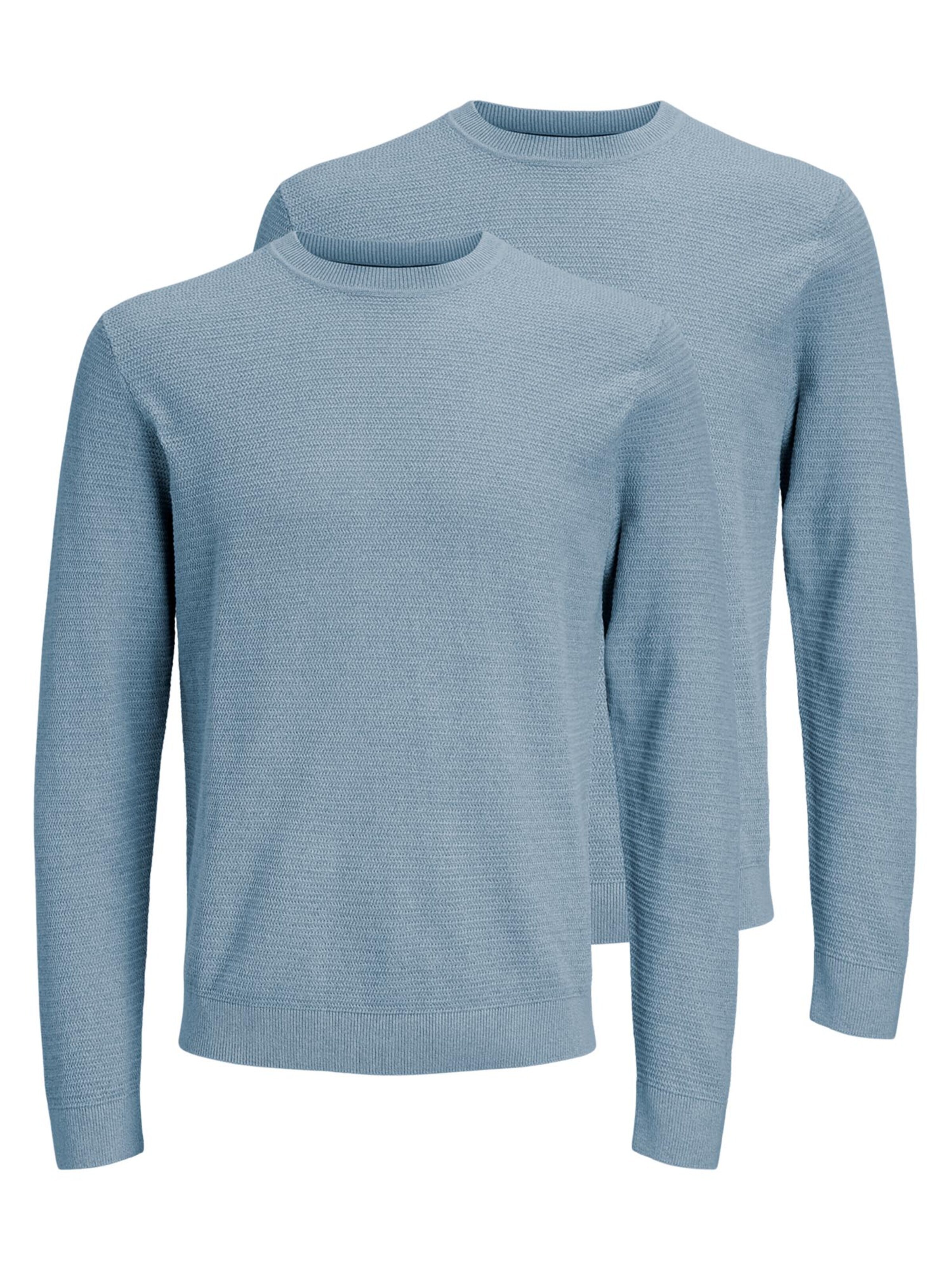 JACK & JONES Trui 'Bluriley' in Blauw: voorkant