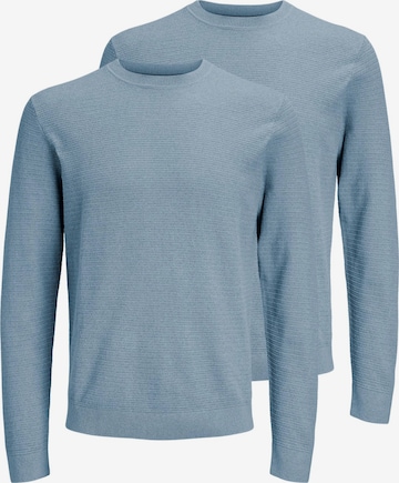 JACK & JONES Trui 'Bluriley' in Blauw: voorkant
