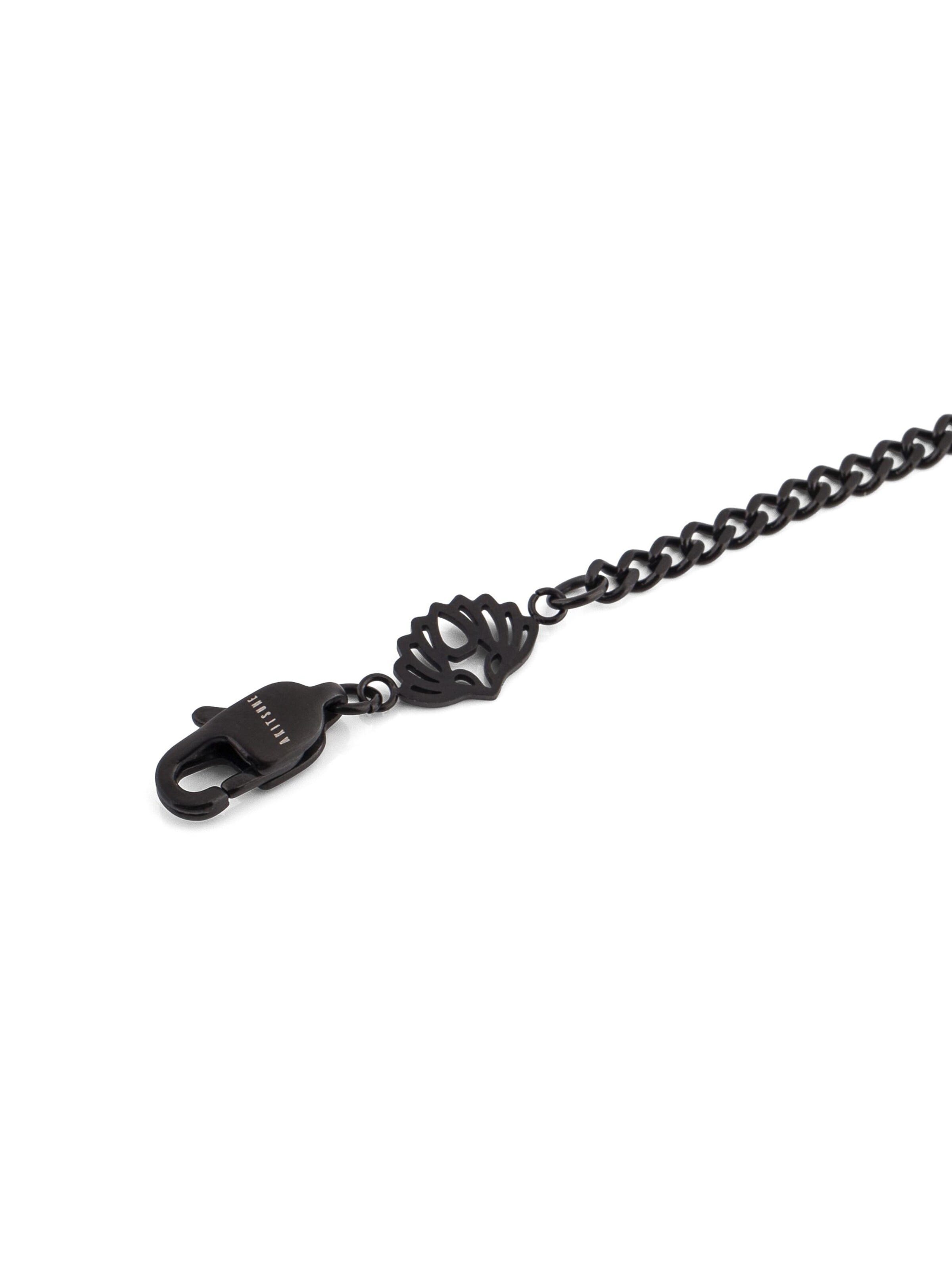 Akitsune Bracelet 'Via Cuban' in Black