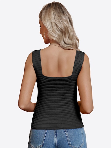 Imily Bela - Top de punto en negro