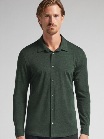 IUMAN Intimissimi Uomo Regular Fit Hemd in Grün: Vorderseite