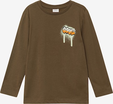 s.Oliver Shirt in Braun: Vorderseite