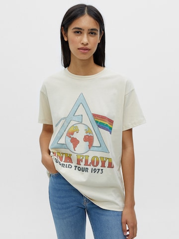 Pull&Bear T-Shirt in Beige: predná strana