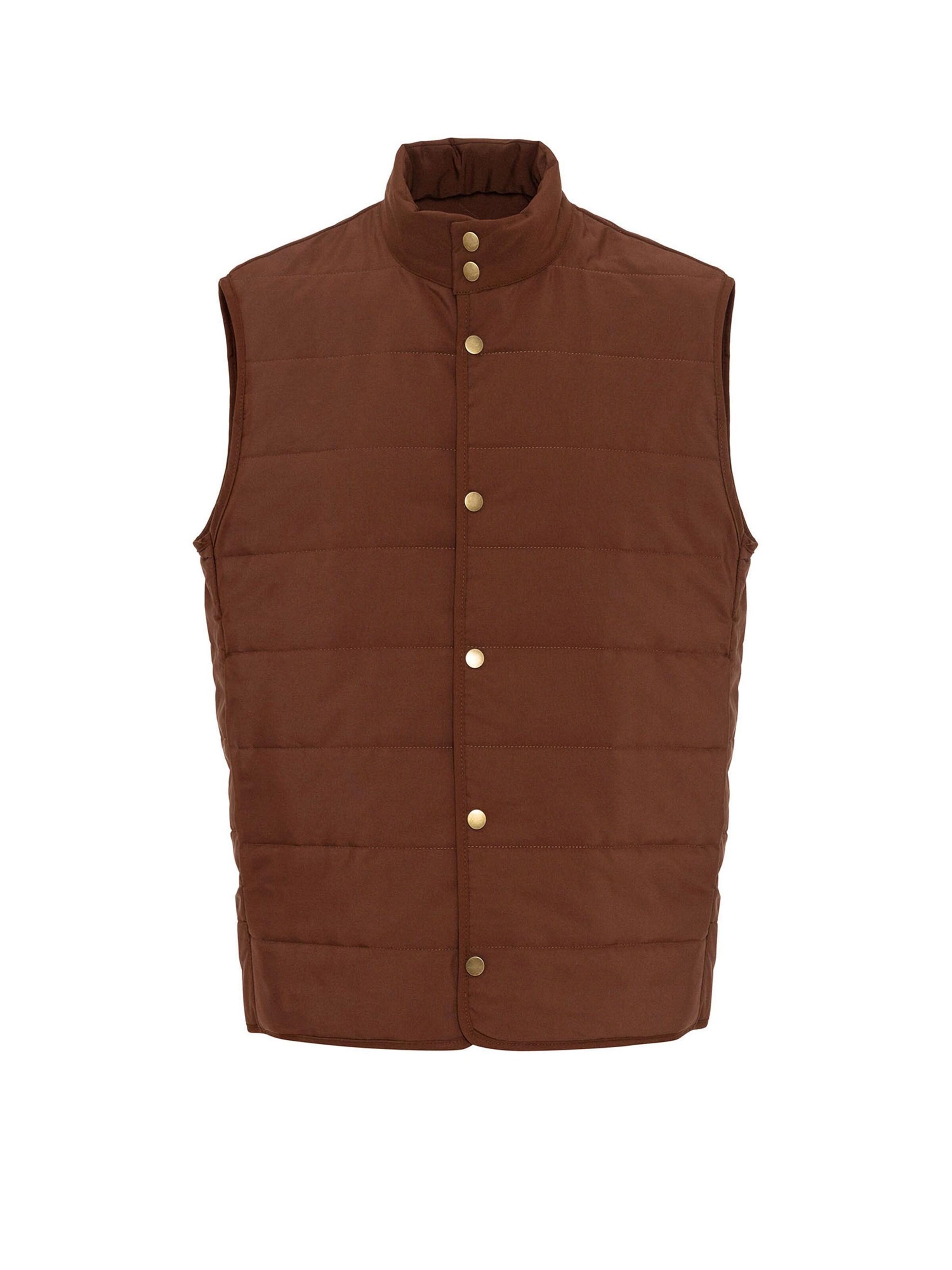 Gilet di Antioch in marrone: frontale