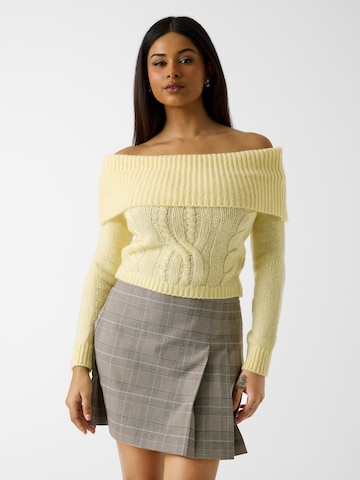 GUESS Pullover in Gelb: Vorderseite