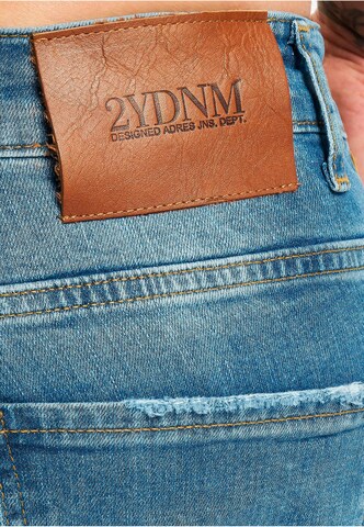 2Y Premium Slimfit Jeans in Blauw