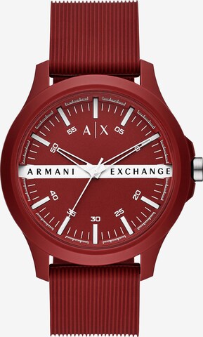 ARMANI EXCHANGE Uhr in Rot: front