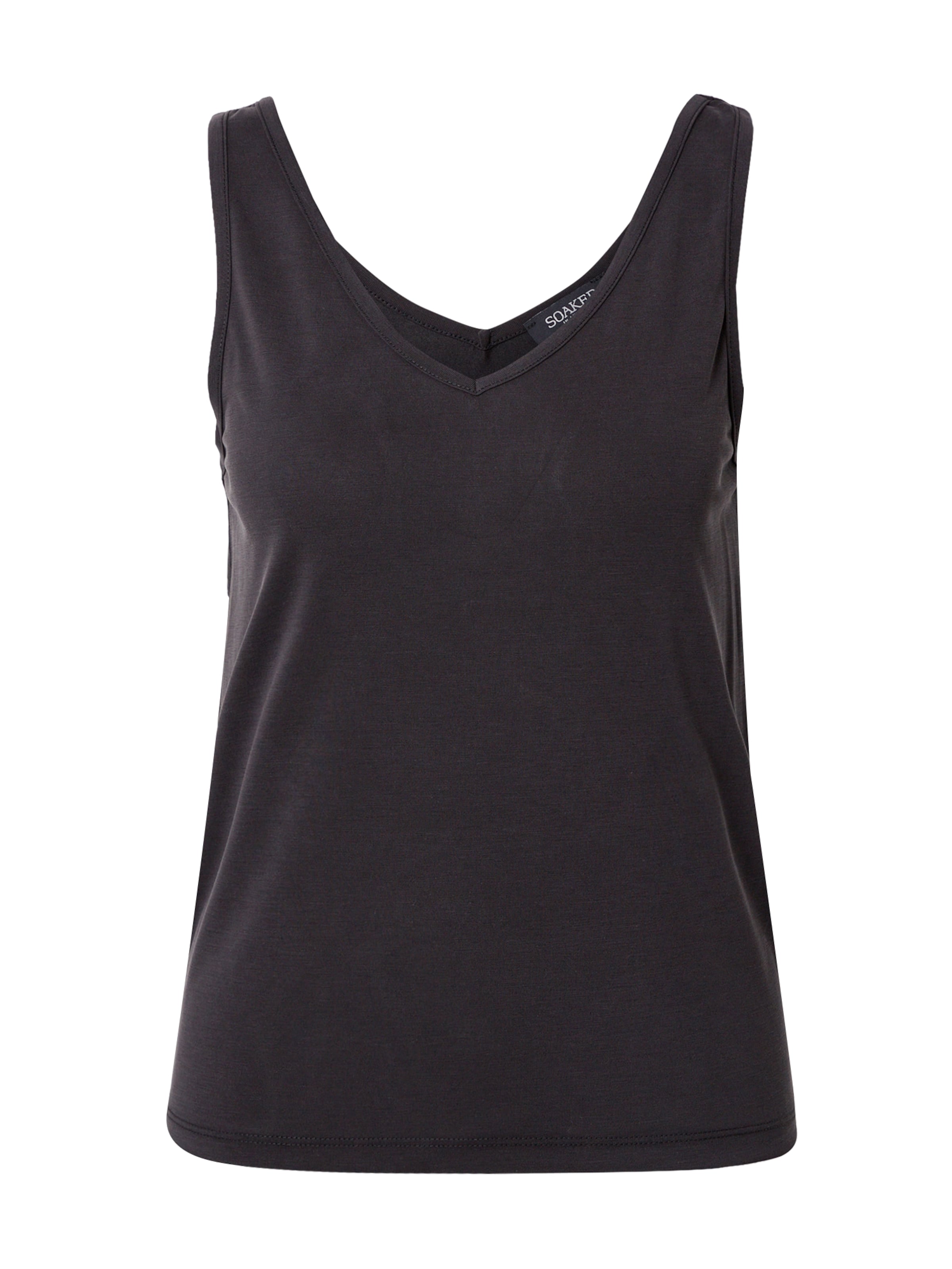 SOAKED IN LUXURY Топ 'Columbine' в черно: отпред