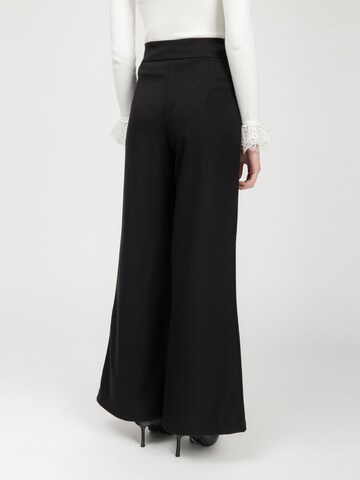 évasé Pantalon Influencer en noir