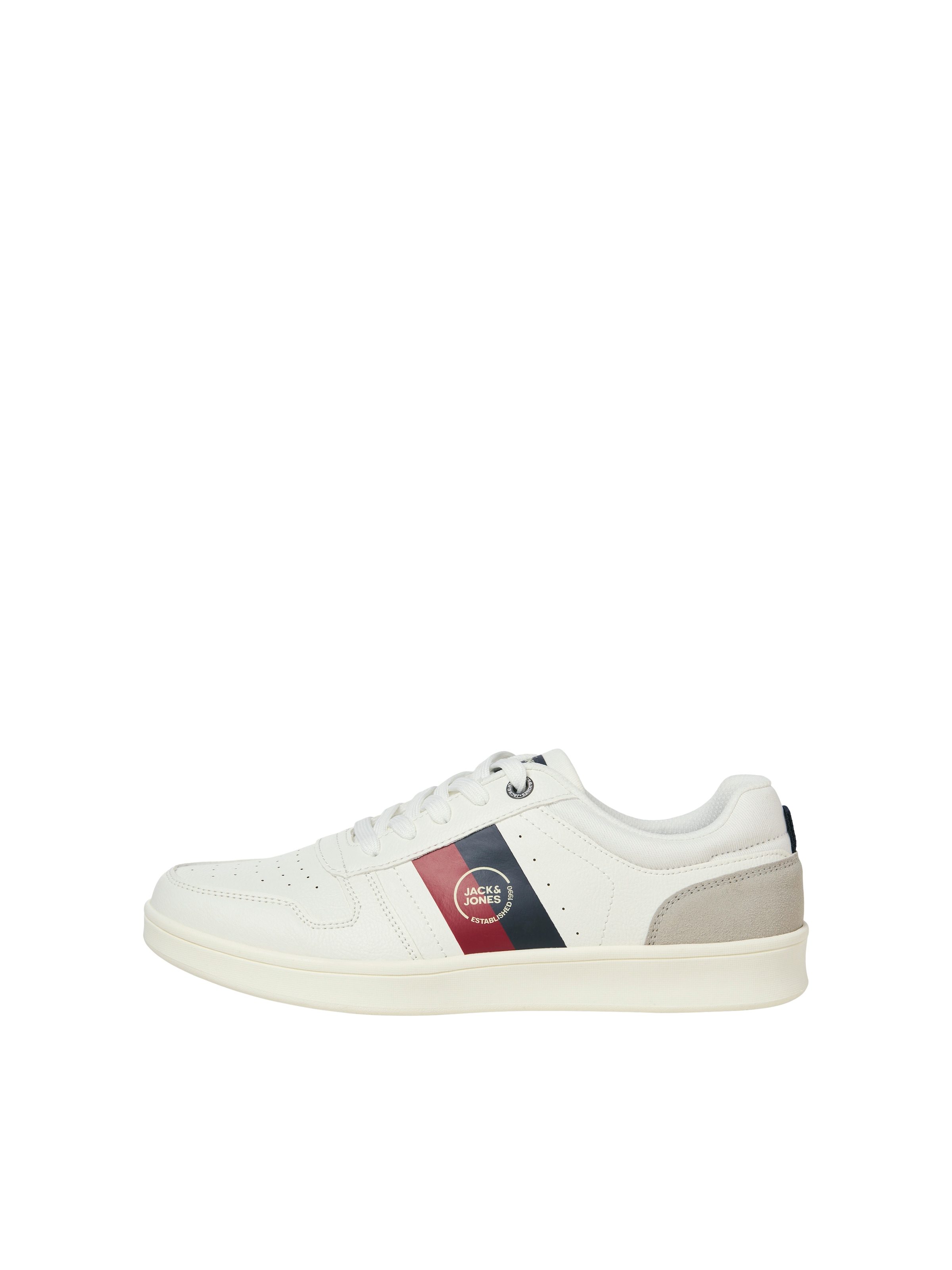 JACK & JONES Platform trainers 'JFWDANG' in White: front