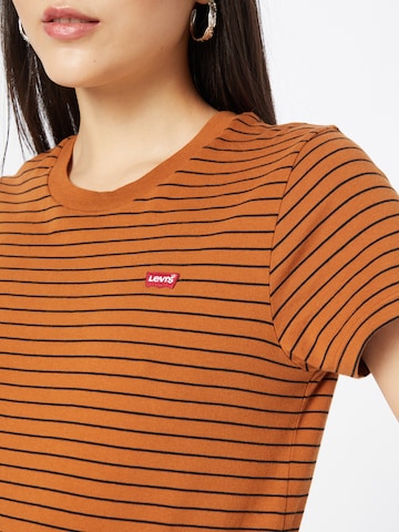 LEVI'S ® Μπλουζάκι 'Perfect Tee' σε καφέ